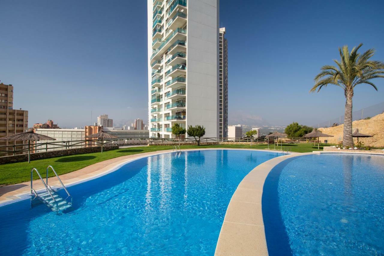 Luxury Apartment On The 40Th Floor With Amazing Views Benidorm Eksteriør billede