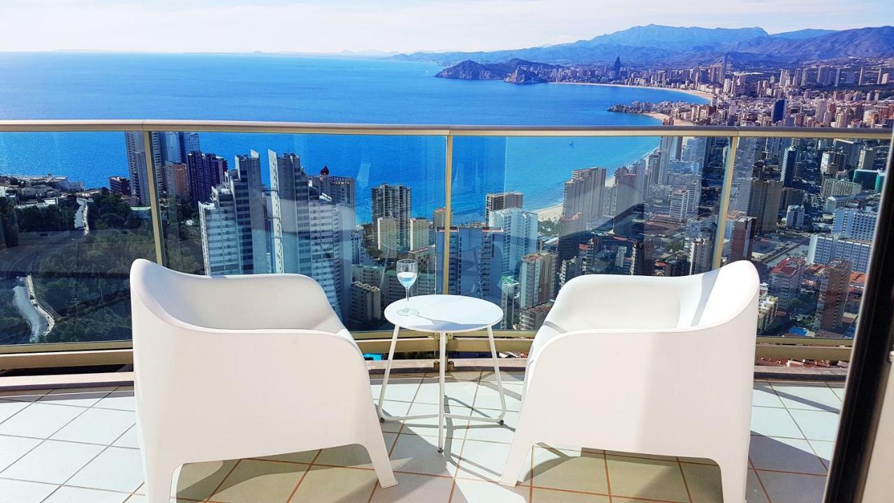 Luxury Apartment On The 40Th Floor With Amazing Views Benidorm Eksteriør billede