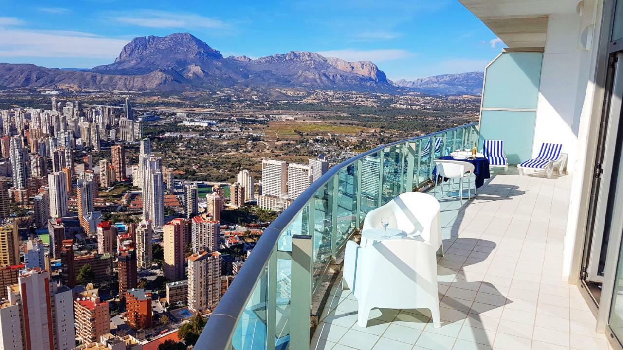 Luxury Apartment On The 40Th Floor With Amazing Views Benidorm Eksteriør billede