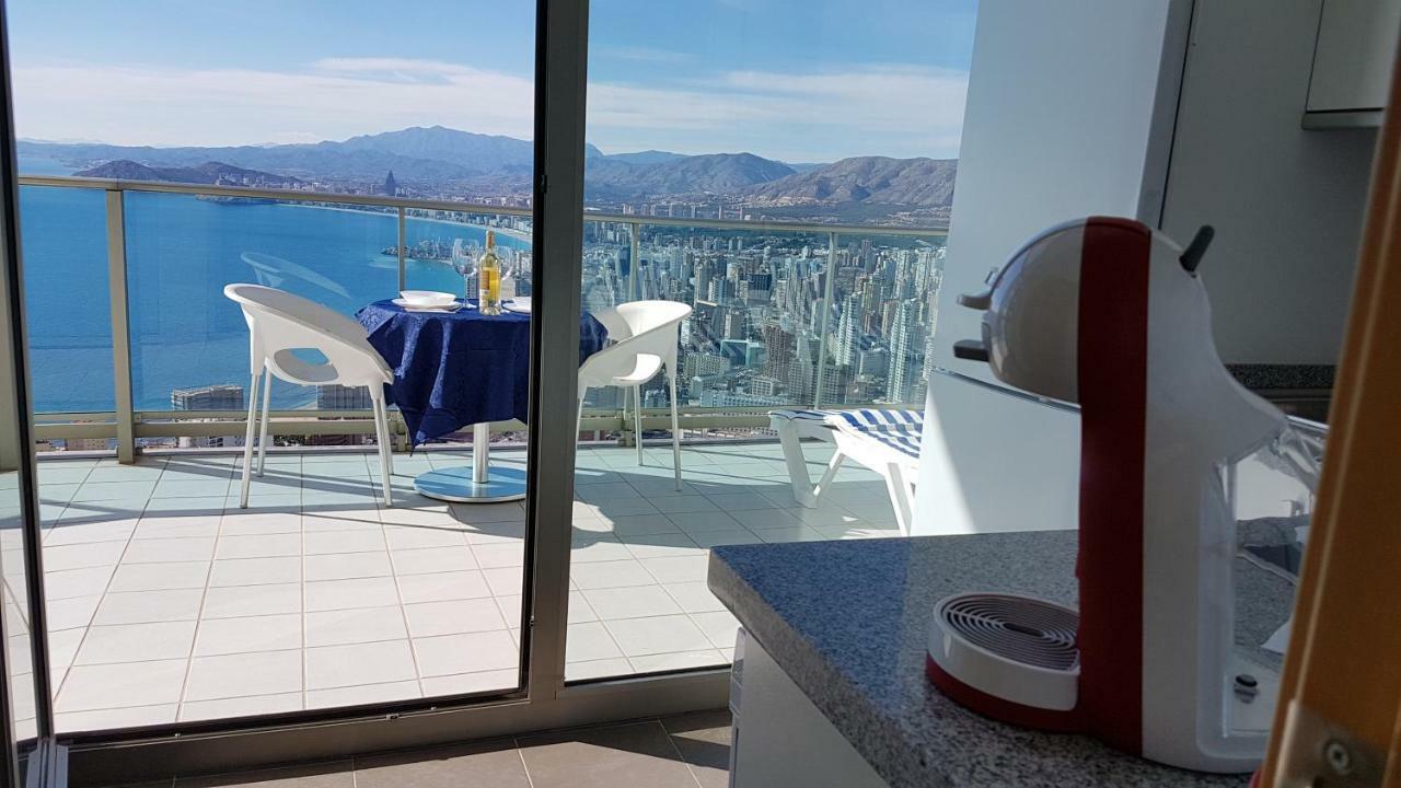 Luxury Apartment On The 40Th Floor With Amazing Views Benidorm Eksteriør billede