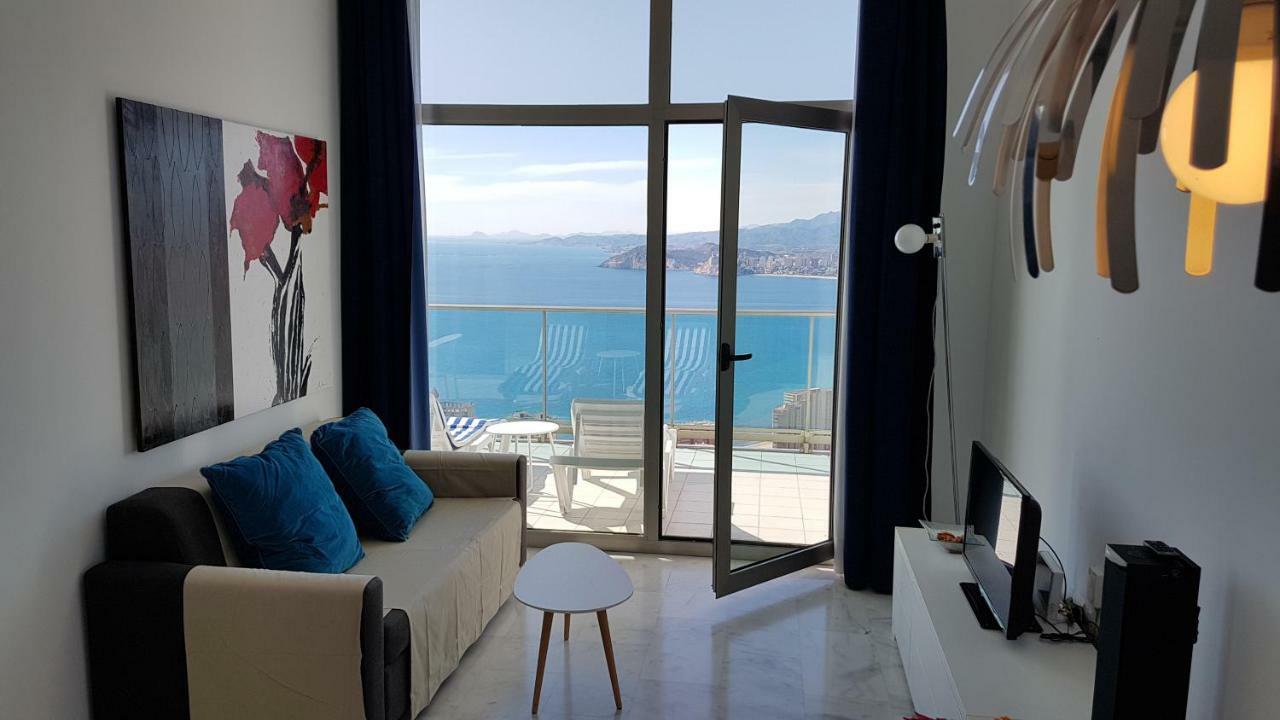 Luxury Apartment On The 40Th Floor With Amazing Views Benidorm Eksteriør billede