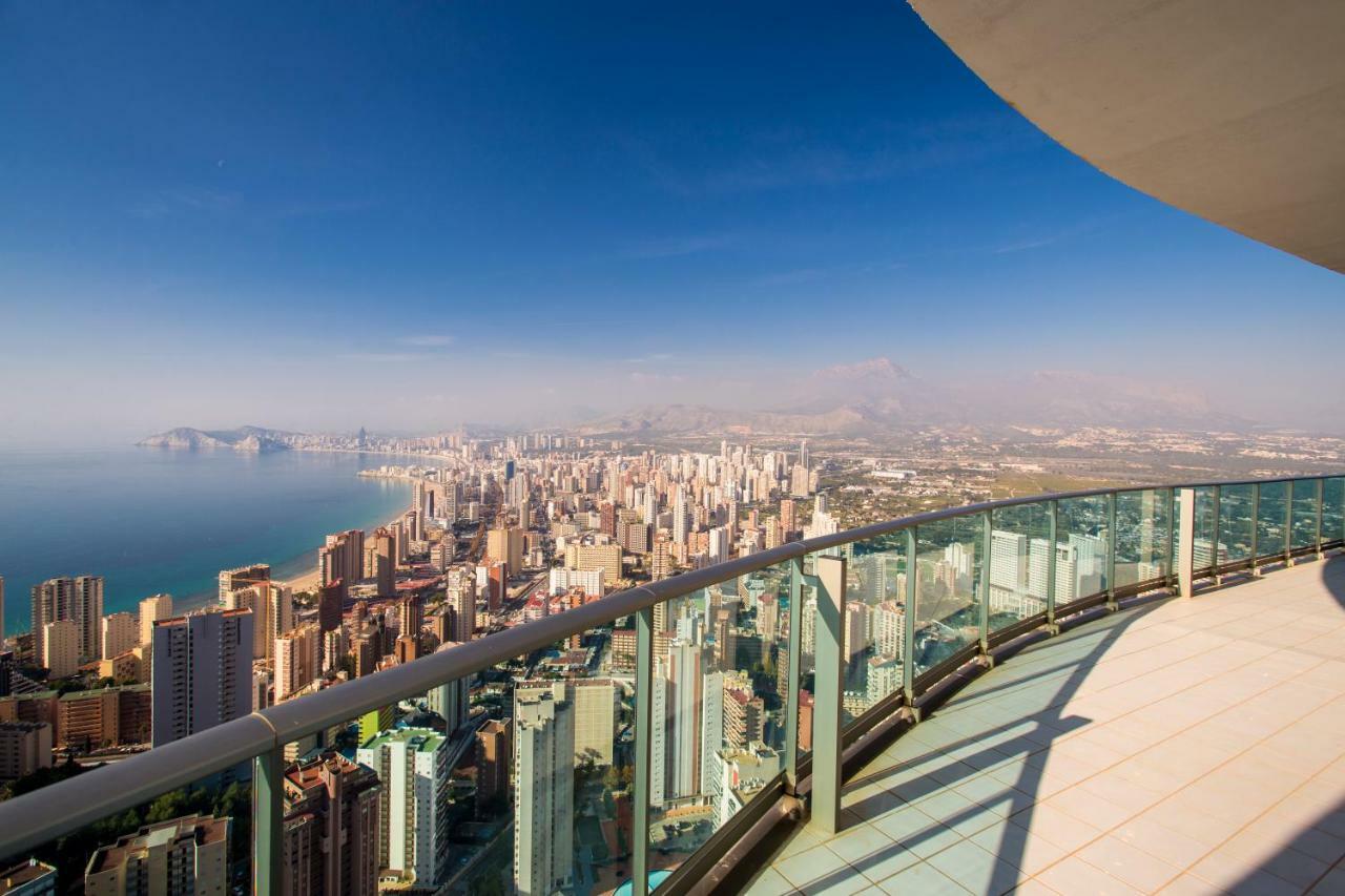Luxury Apartment On The 40Th Floor With Amazing Views Benidorm Eksteriør billede